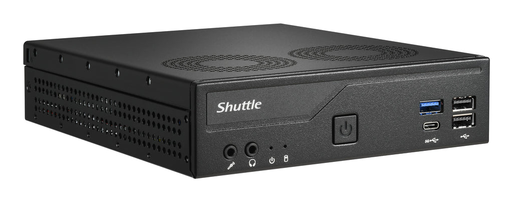 Shuttle XPC Slim DH610V2 Mini PC Barebone 1,35L, Intel H610 LGA 1700, Noir