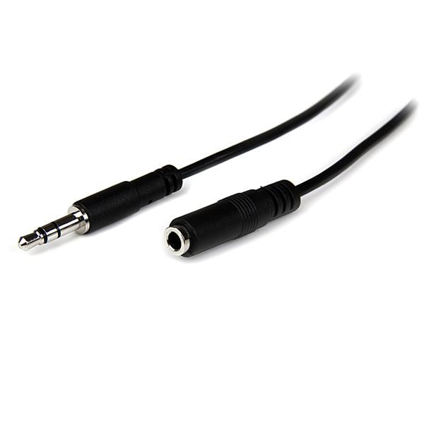 StarTech.com Câble Rallonge Jack 3,5mm Mâle vers Femelle, Audio Stéréo Mini Jack, 2 m