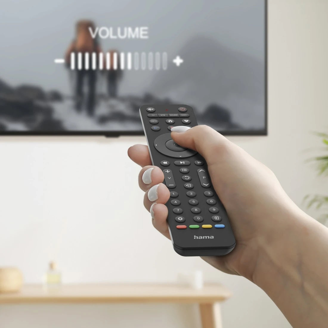 Hama 00221053 Télécommande Universelle IR Wireless pour TV et Appareils Multimédia