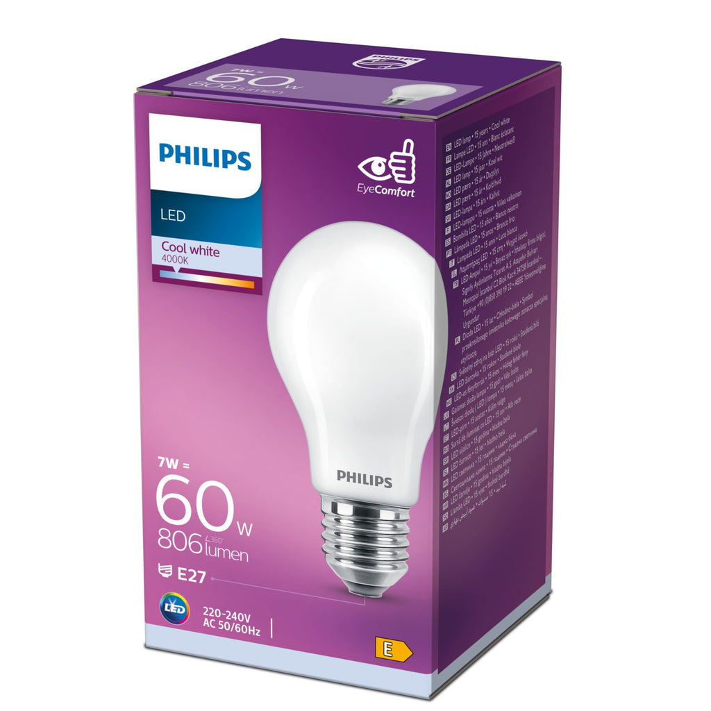 Philips 8718696705438 energy-saving lamp Blanc froid 4000 K 7 W E27 E