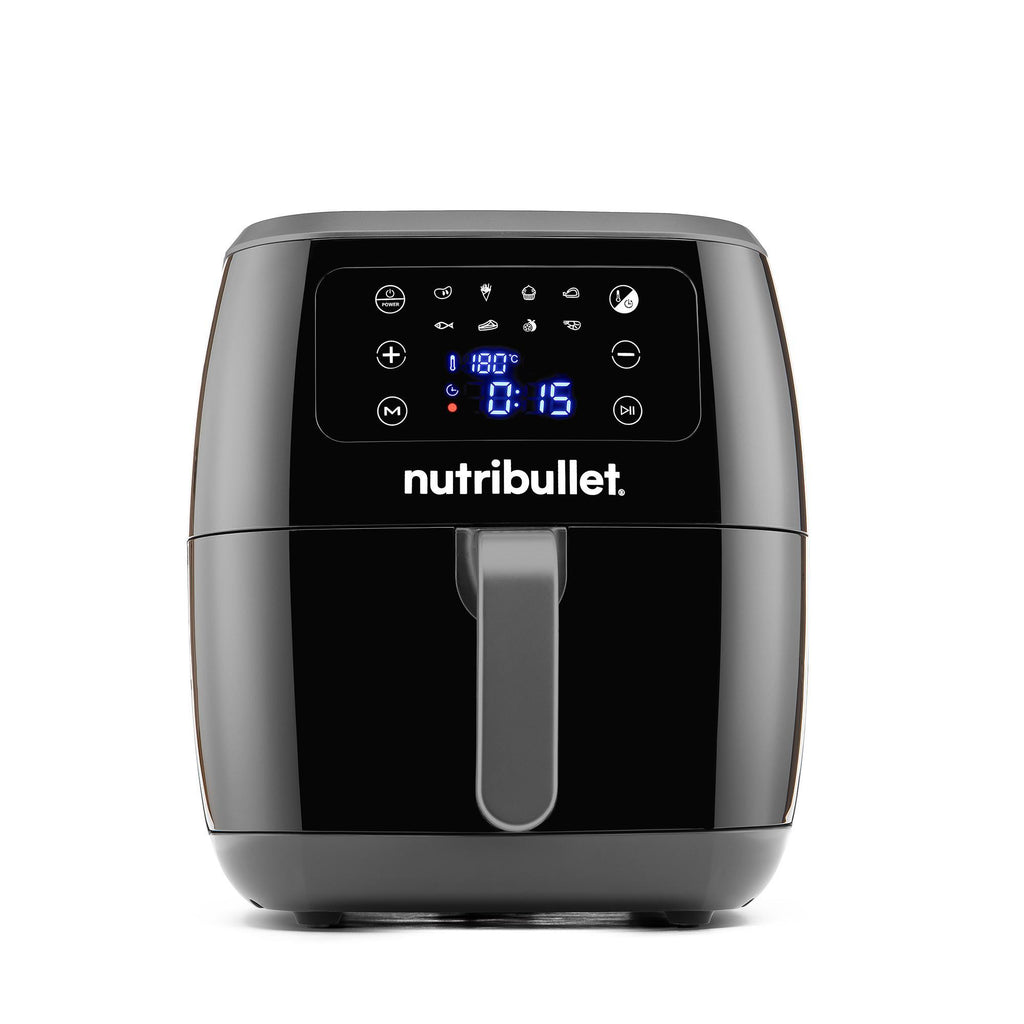 NutriBullet XXL Digital Air Fryer 7 L 1800 W, Friteuse à Air Chaud Numérique, Noir