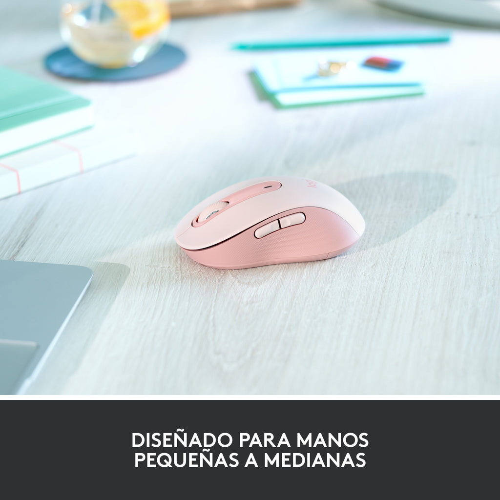 Logitech Signature M650 Souris Optique Sans Fil, Rose