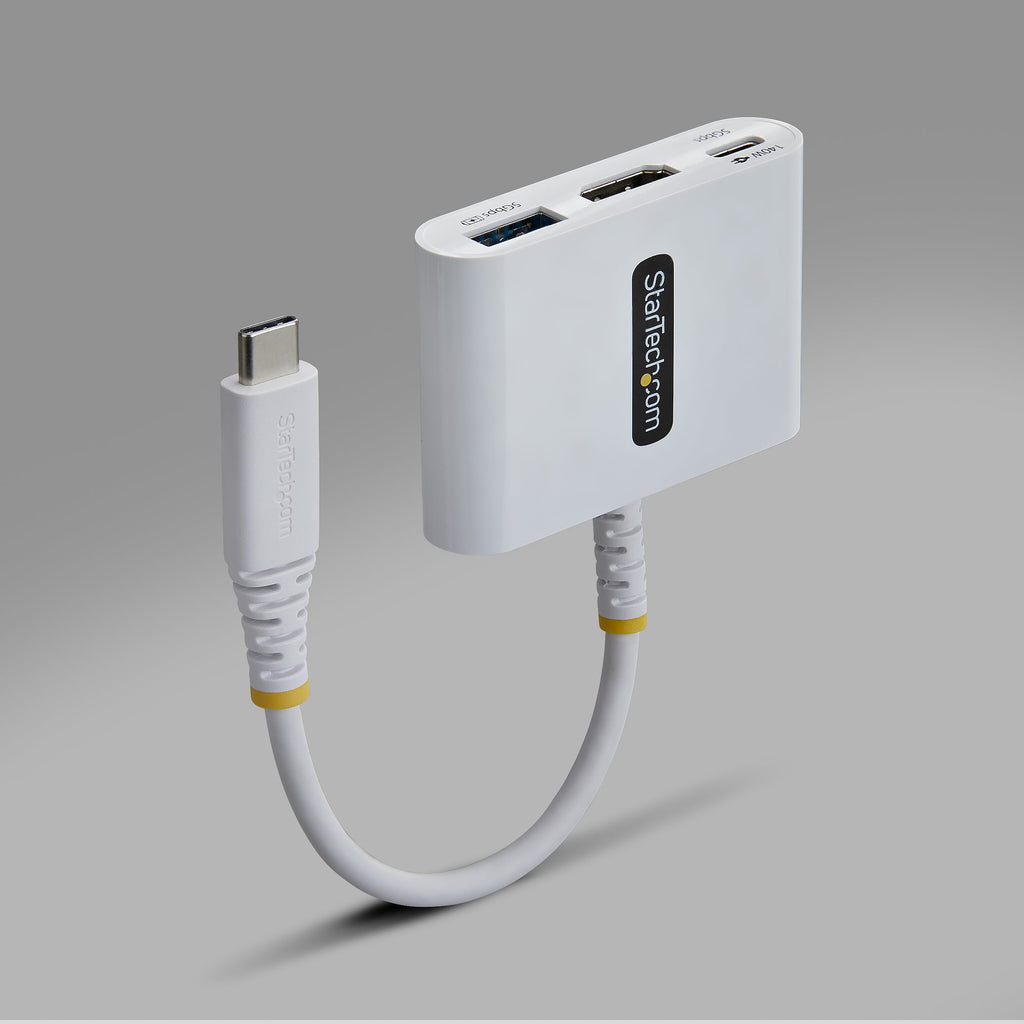 StarTech.com Adaptateur Multiport USB-C vers HDMI, Charge PD 140W, 4K 60Hz, Hub USB 5 Gbps
