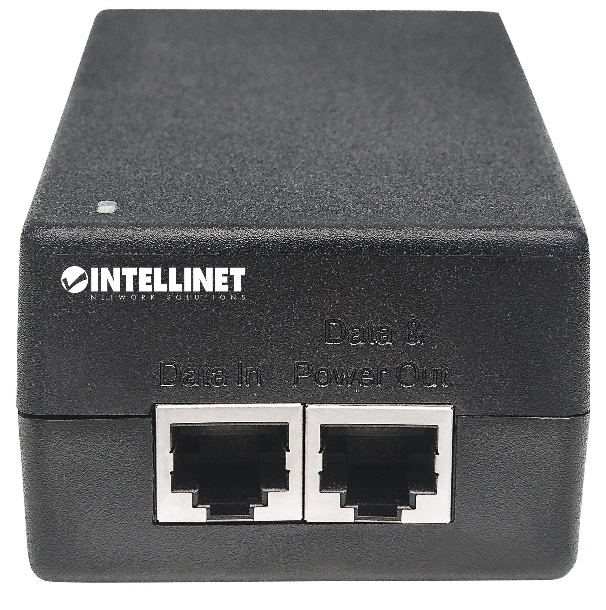 Intellinet Injecteur Ultra PoE+ Gigabit, 1 port 60 W, conforme IEEE 802.3bt et 802.3at/af, boîtier plastique, Alimentation par Ethernet, Power Over Ethernet, garantie de 3 ans