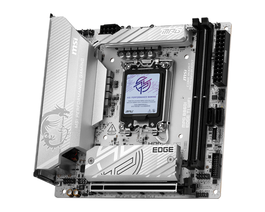 MSI MPG B860I EDGE TI WIFI carte mère Intel B860 LGA 1851 (Socket V1) mini ITX
