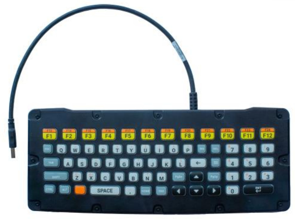 Zebra Zebra KYBD-QW-ET-S-1 clavier pour tablette QWERTY Anglais USB Multicolore