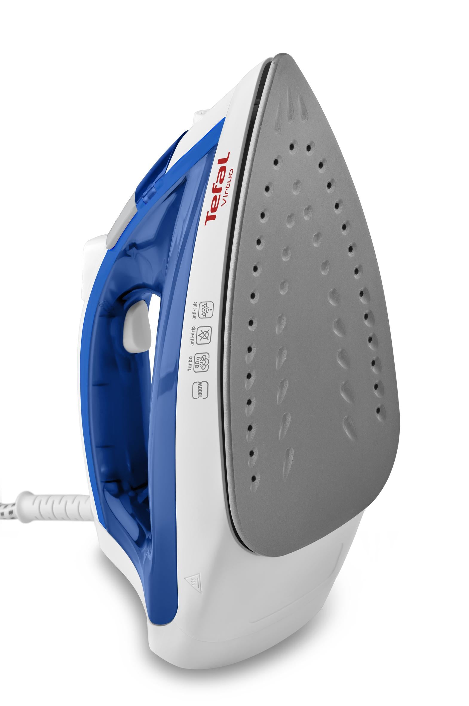 Tefal Virtuo FV1711 Fer à vapeur Semelle Durilium 1800 W Violet, Blanc
