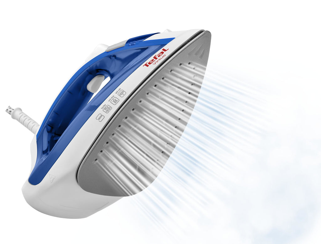 Tefal Virtuo FV1711 Fer à vapeur Semelle Durilium 1800 W Violet, Blanc
