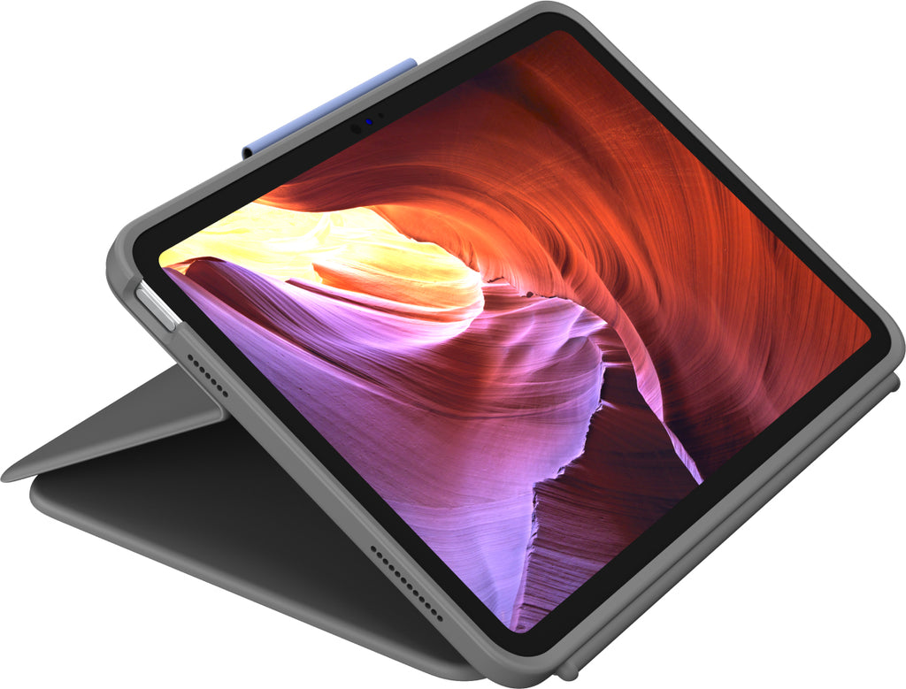 Logitech Rugged Folio Tastatur og folio-kasse Kabling Tysk Apple 10.2-inch iPad Wi-Fi ¦ Apple 10.9-inch iPad Wi-Fi