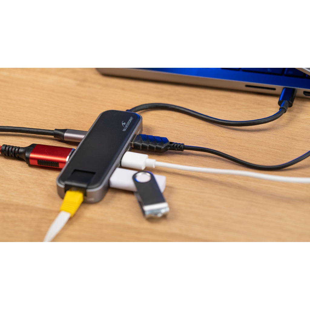 Bluestork Adaptateur 6en1 - Aluminium