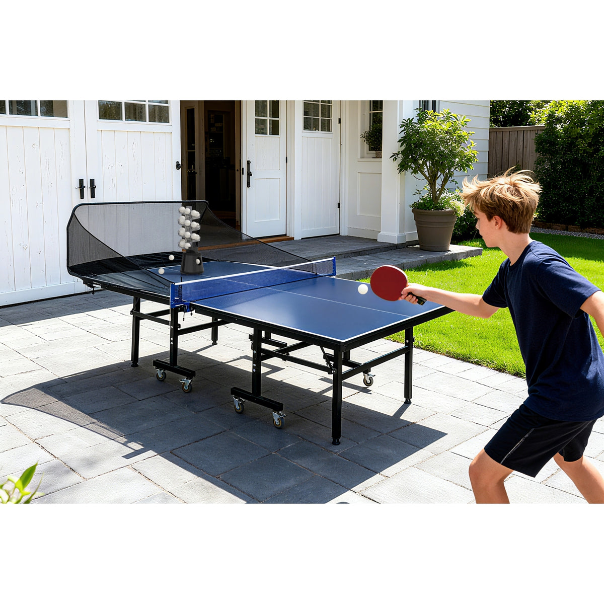 Set Robot Entrainement Ping-Pong avec Filet