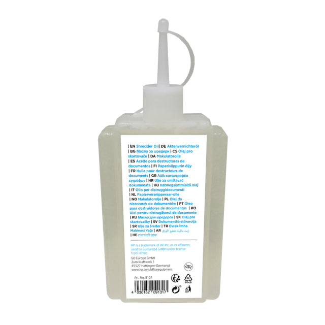 HP 9131 accessoire pour déchiqueteuse à papier Huile de lubrification 1 pièce(s)
