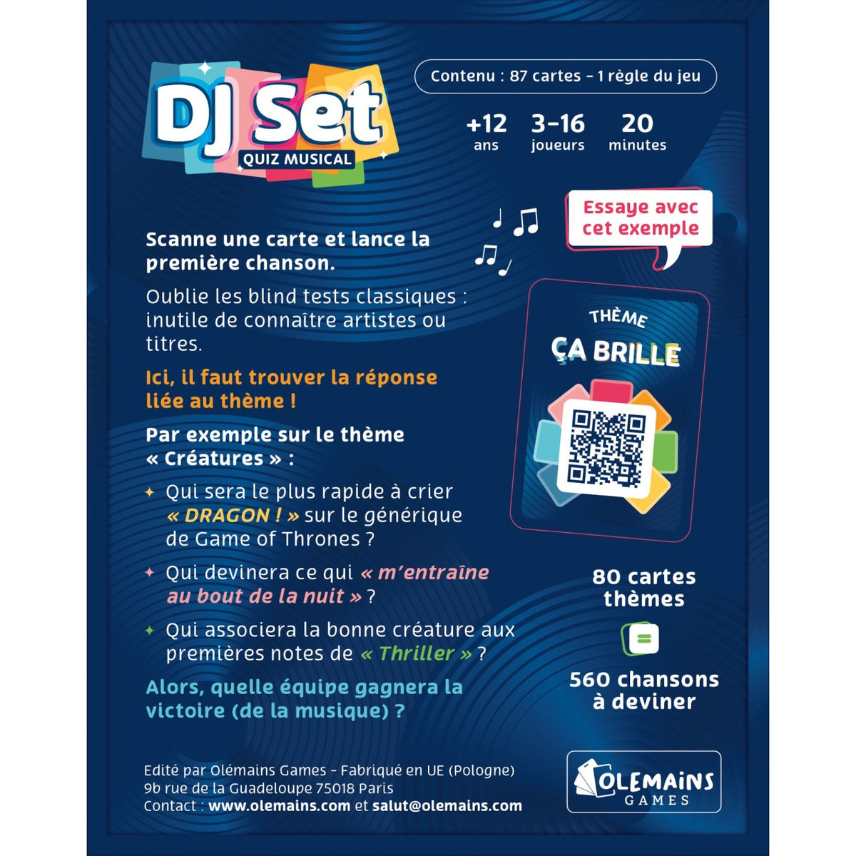 Jeu de Société Quiz Musical DJ Set
