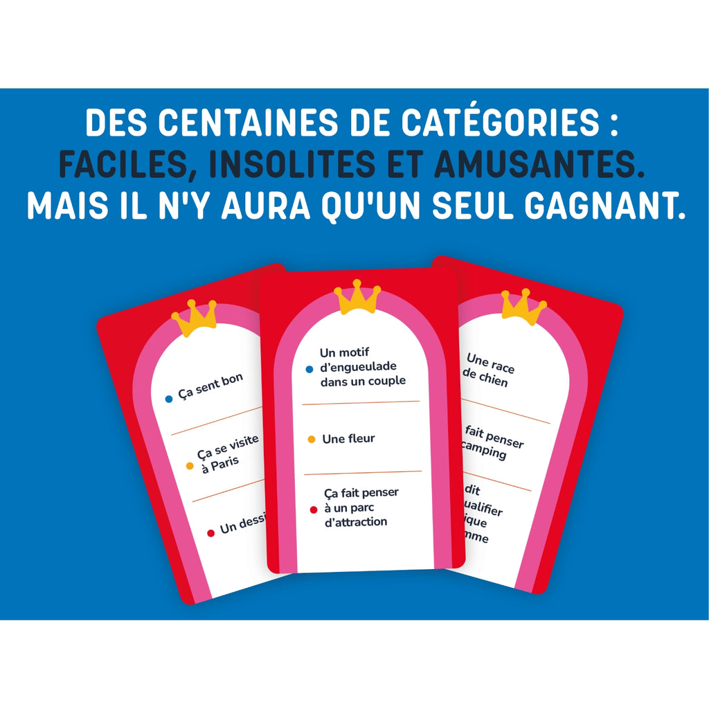 Jeu de Société Crack Rimes le Petit Bac à l'Envers