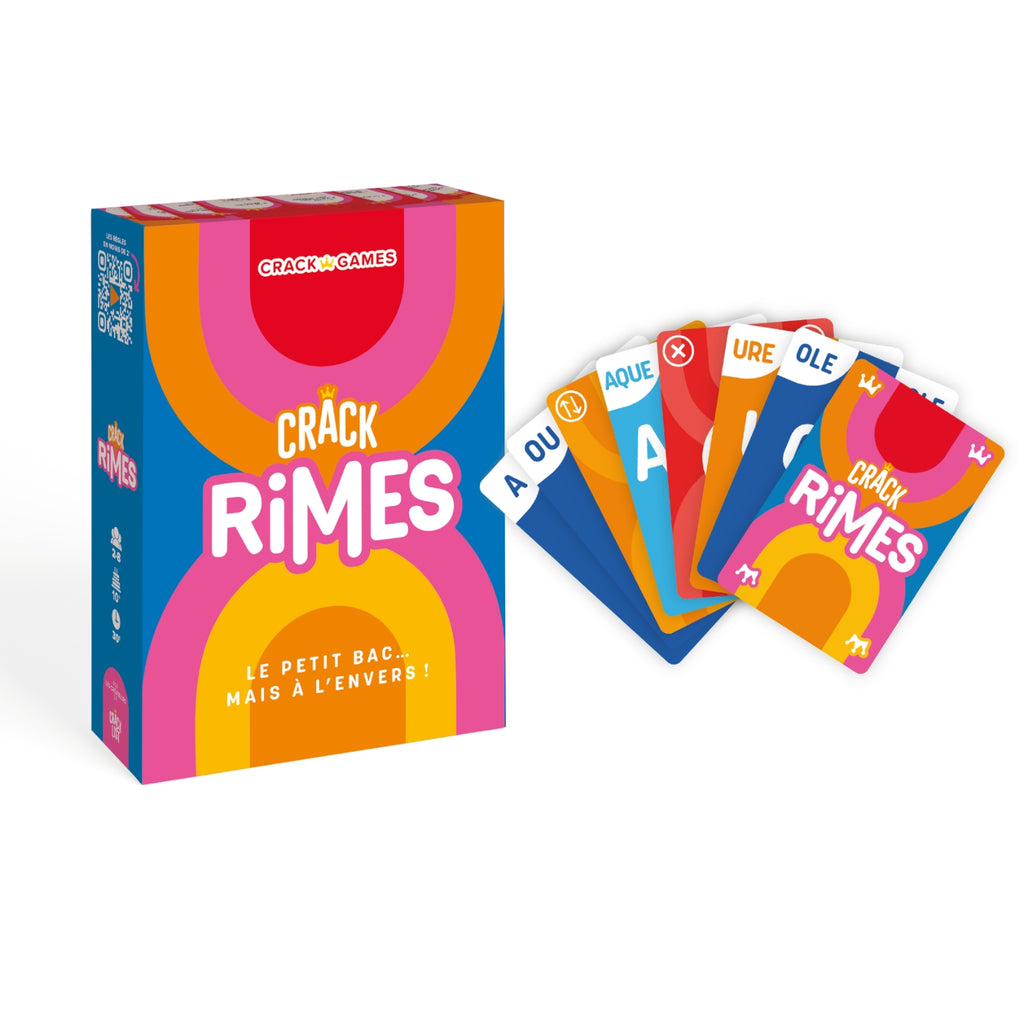 Jeu de Société Crack Rimes le Petit Bac à l'Envers