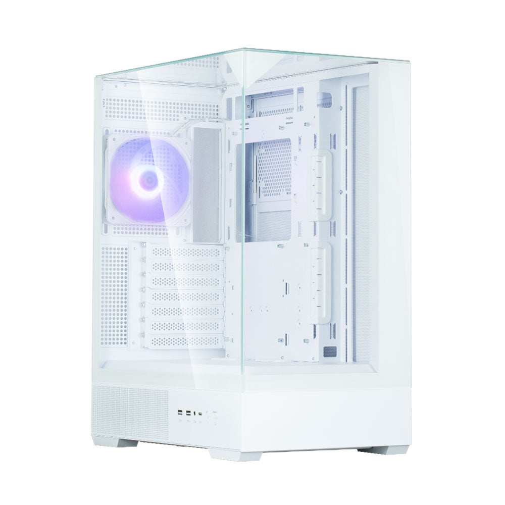 Zalman P40 Prism Boîtier PC Tour ATX Blanc