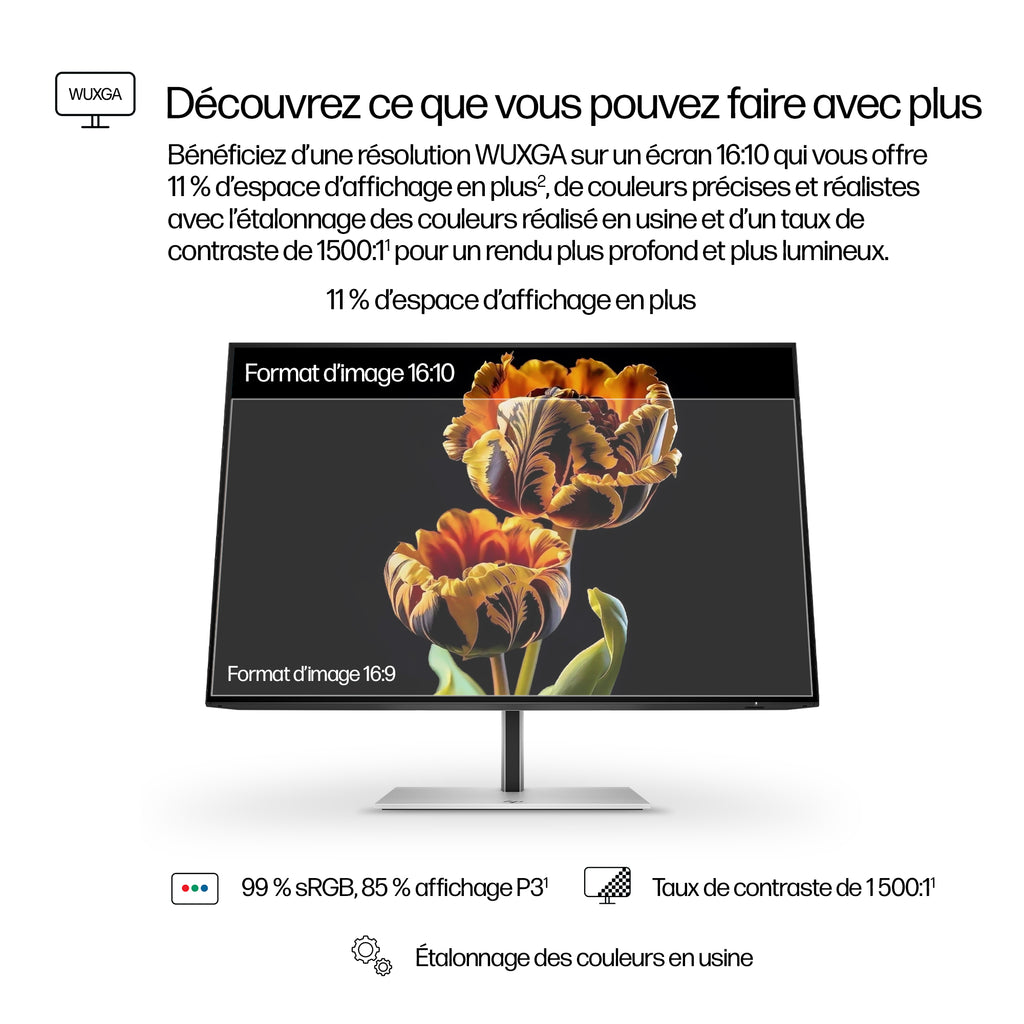 HP Series 7 Pro Moniteur WUXGA 24 pouces 724pn sans PVC
