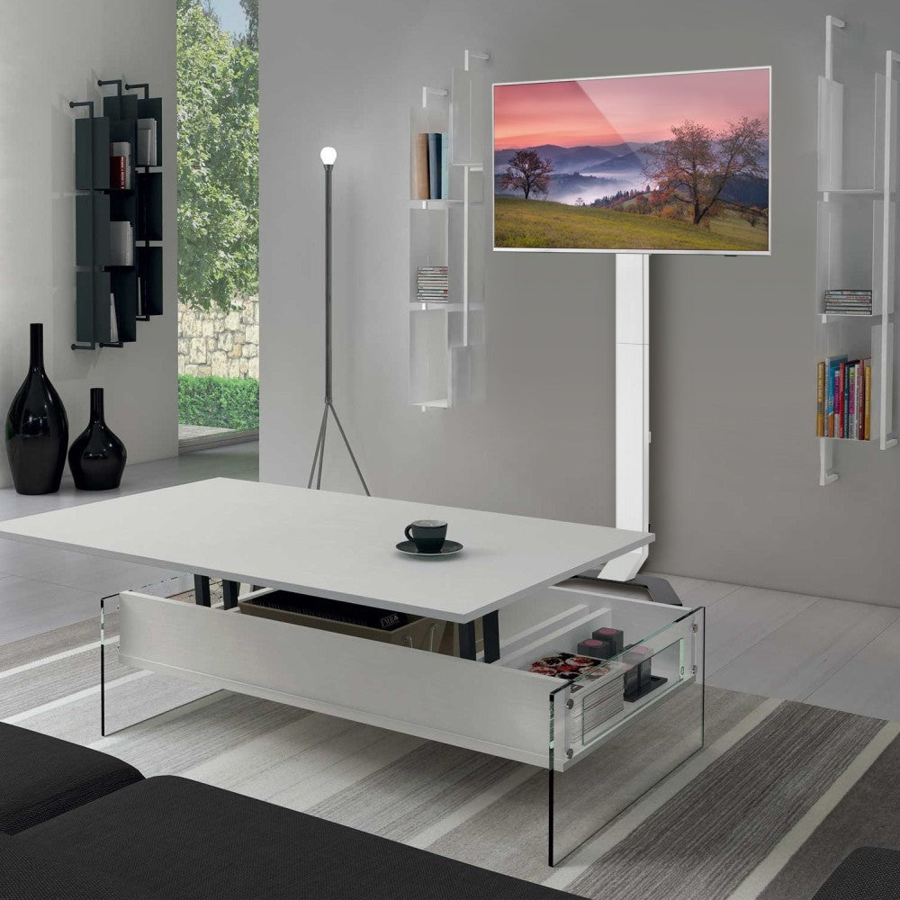 Support TV et Centre de Divertissement ICA-TR47, Blanc