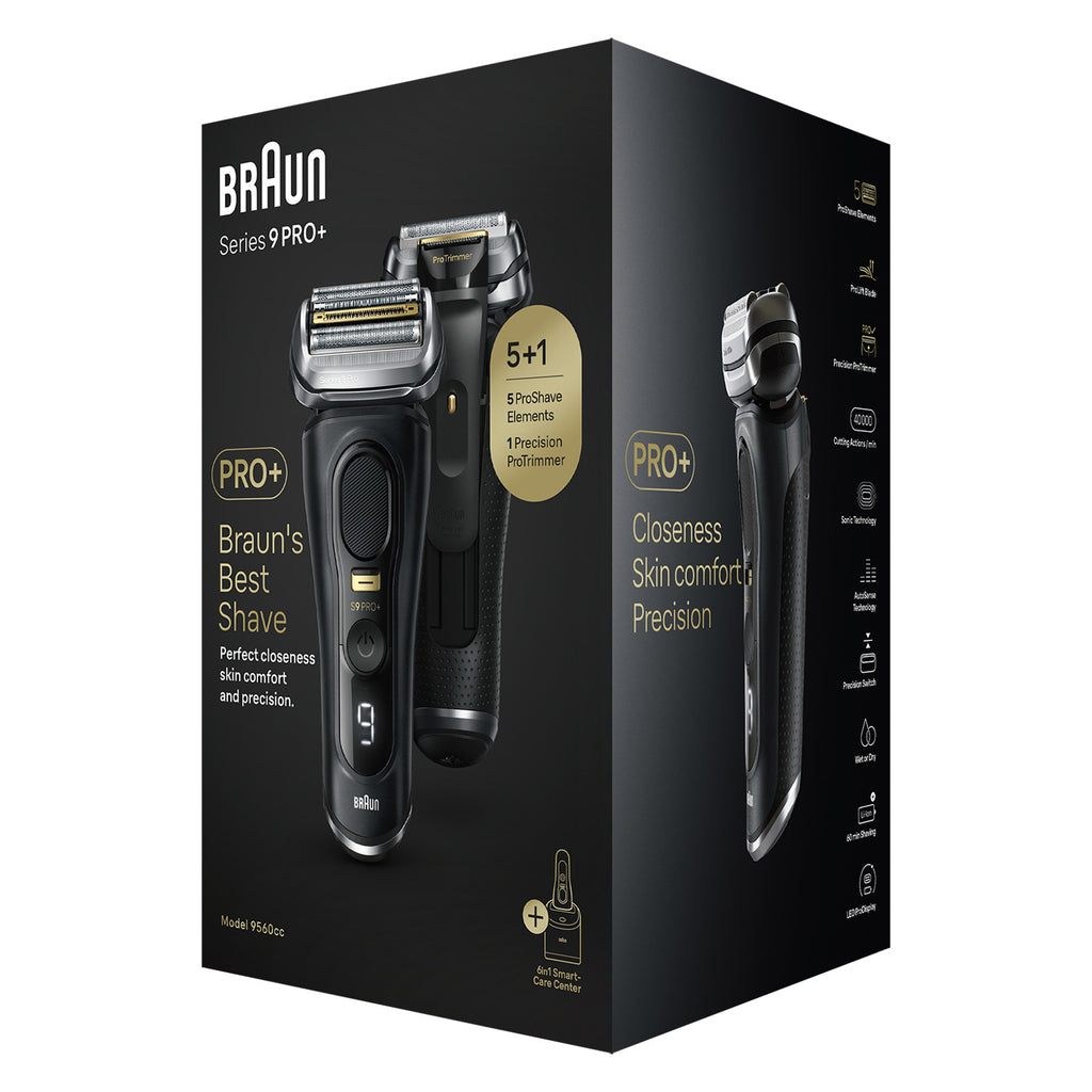Braun Series 9 Pro+ 9560cc Rasoir Électrique Noir