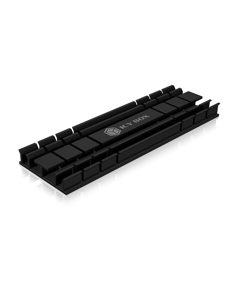 ICY BOX IB-M2HS-701 M.2 NVMe SSD Dissipateur thermique/Radiateur Noir 1 pièce(s) - vue 4
