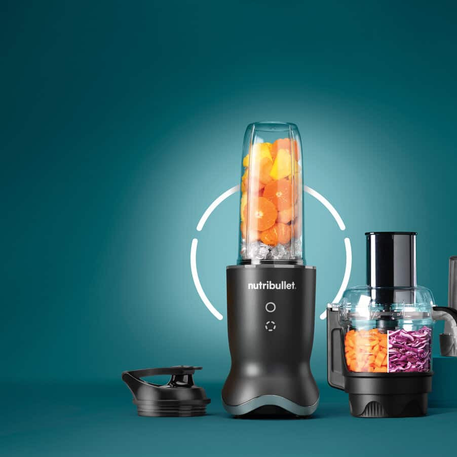 NutriBullet NB1224DG Mélangeur de Table 1200 W, 0,9 L, Gris Foncé