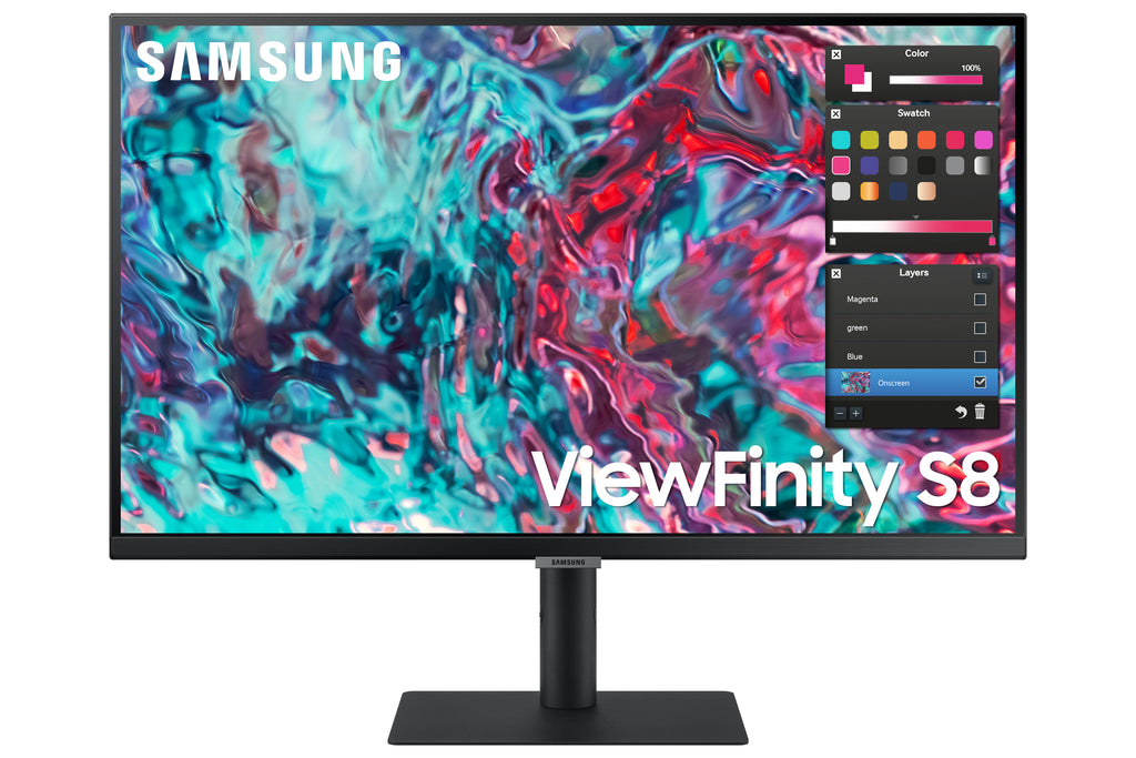 Samsung S80TB écran plat de PC 68,6 cm (27") 3840 x 2160 pixels 4K Ultra HD LED Noir