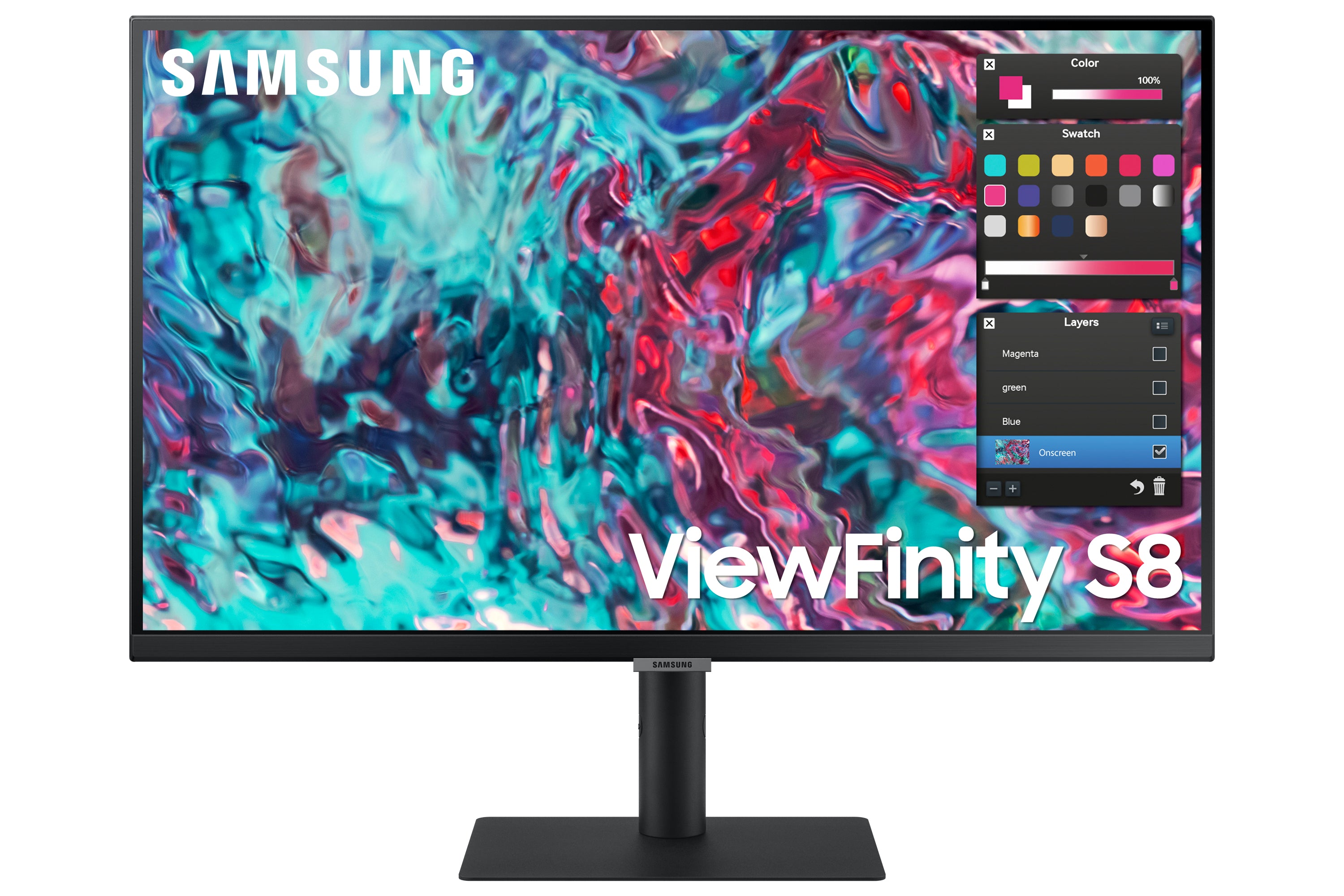 Samsung S80TB écran plat de PC 68,6 cm (27") 3840 x 2160 pixels 4K Ultra HD LED Noir