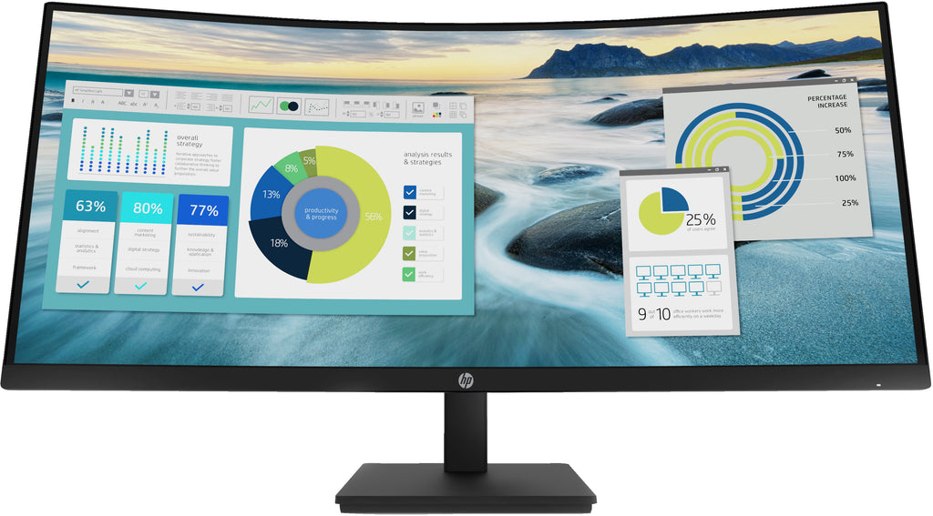 HP P34hc G4 Écran Incurvé WQHD USB-C