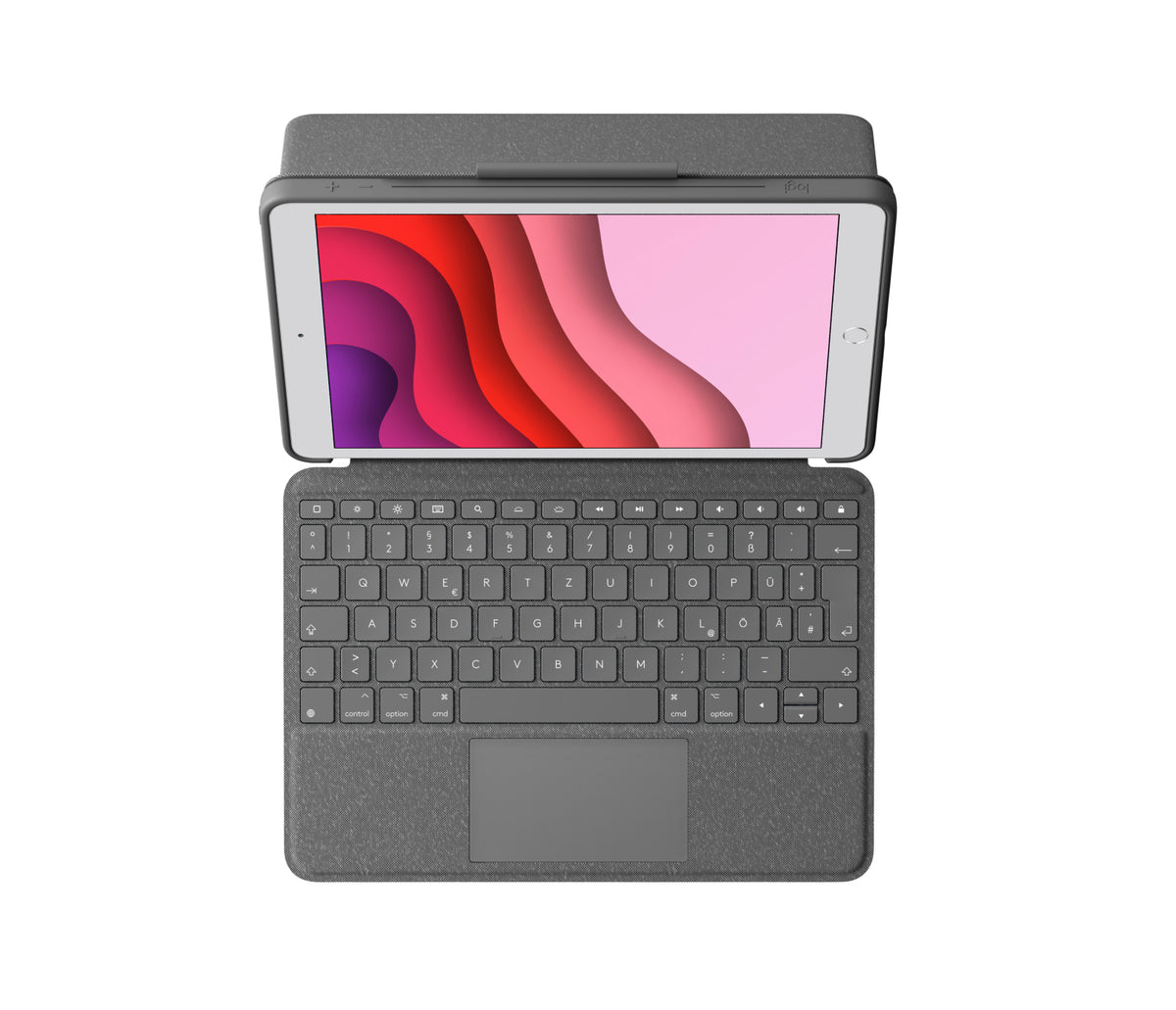 Logitech Combo Touch Tastatur og folio-kasse 5-niveau Kablet Tysk