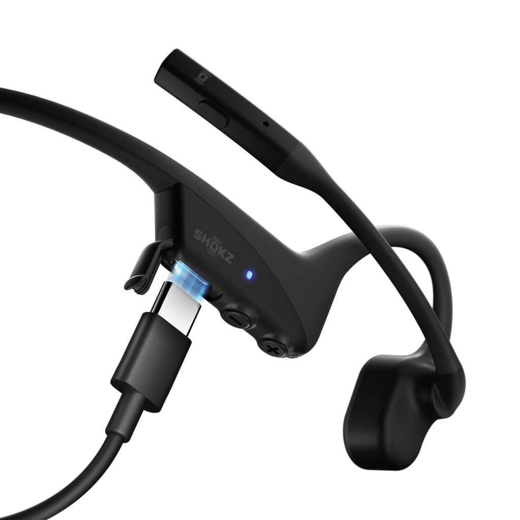 SHOKZ C120-AA-BK casque Sans fil Crochets auriculaires Bureau/Centre d'appels USB Type-A Bluetooth Noir