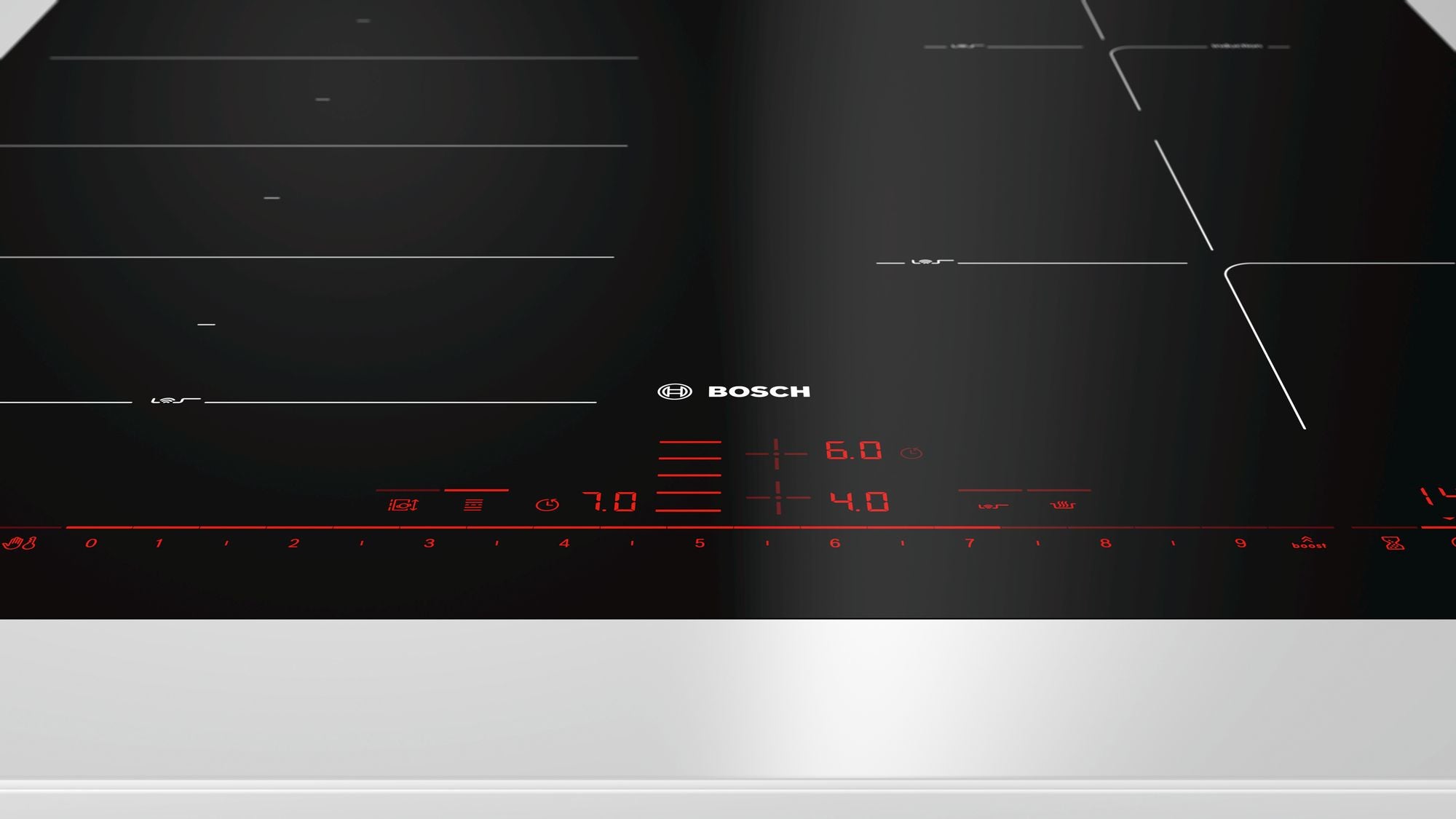 Bosch Bosch Serie 8 PXE601DC1E plaque Noir Intégré Plaque avec zone à induction 4 zone(s)