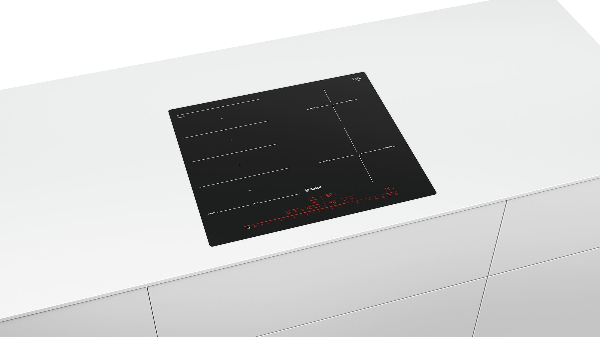 Bosch Bosch Serie 8 PXE601DC1E plaque Noir Intégré Plaque avec zone à induction 4 zone(s)