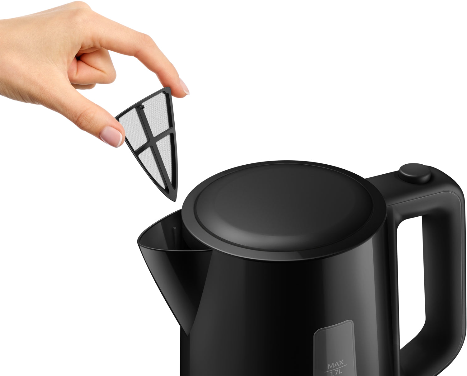 Philips 3000 series Series 3000 HD9318/20 Bouilloire – 1,7 litre, taille familiale, noir