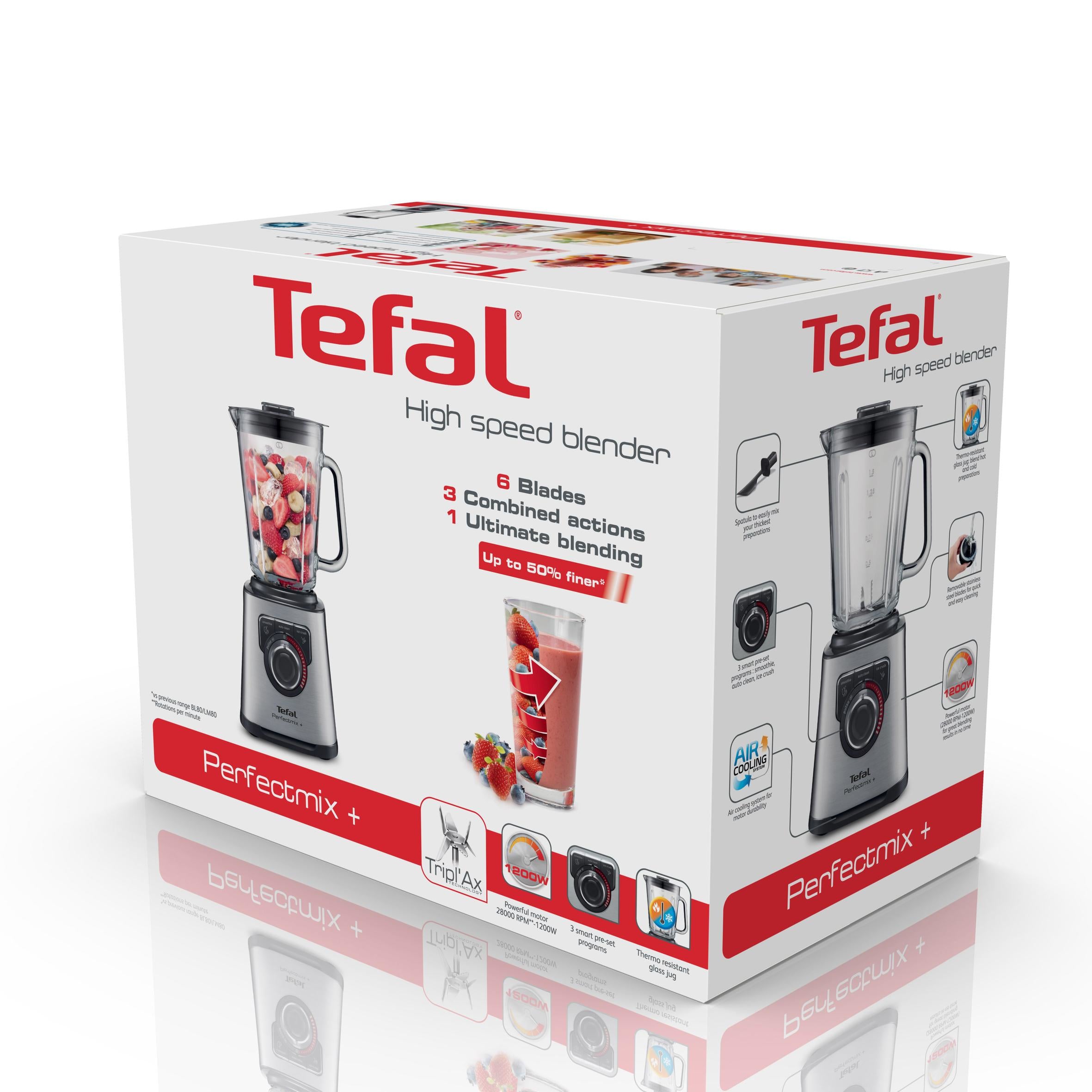 Tefal BL811D 1,5 L Mélangeur de table 1200 W Gris