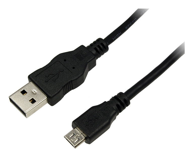 LogiLink Câble USB 2.0 USB-A vers Micro-USB B, 3m, Noir