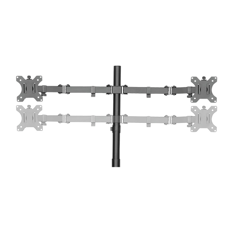 LogiLink BP0046 support d'écran plat pour bureau 81,3 cm (32") Acier inoxydable