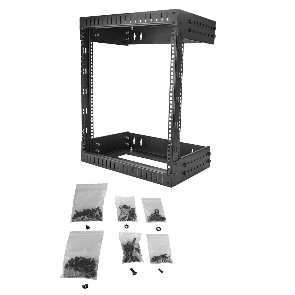 StarTech.com Rack Réseau Mural 12U 19" à Cadre Ouvert, Profondeur Ajustable