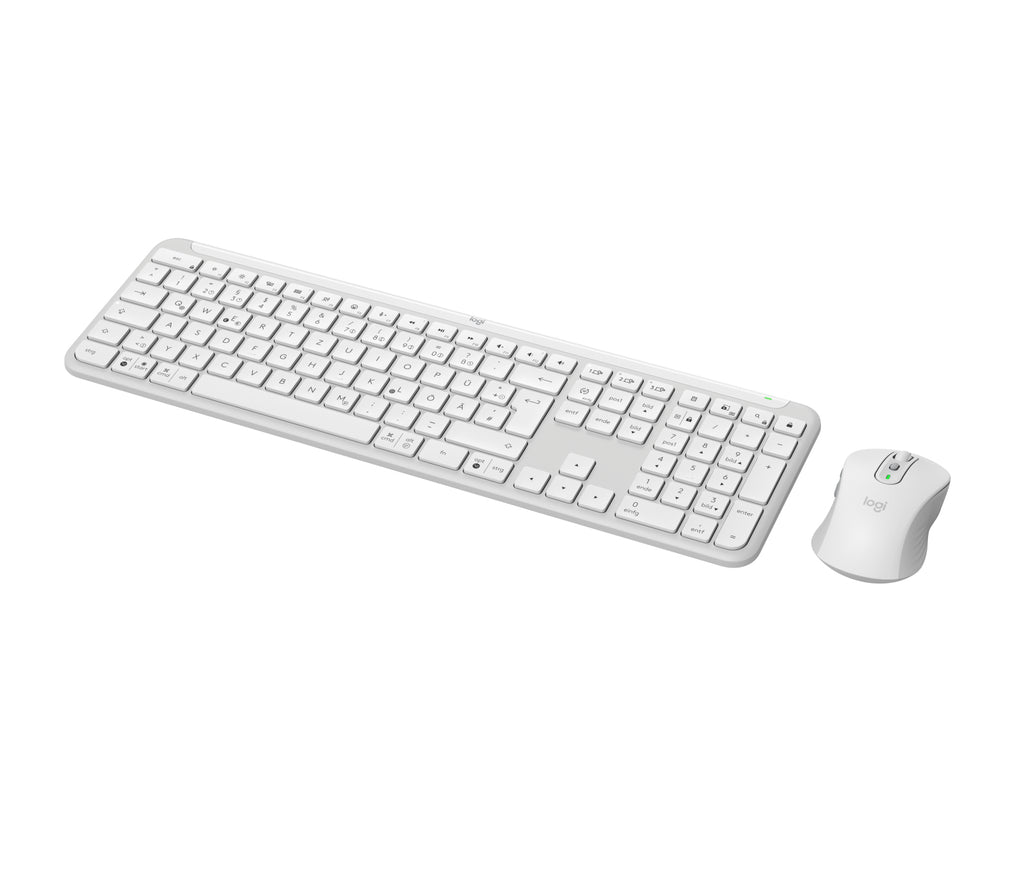 Logitech Signature Slim Combo MK950 Sæt med mus og tastatur Saks Trådløs Tysk