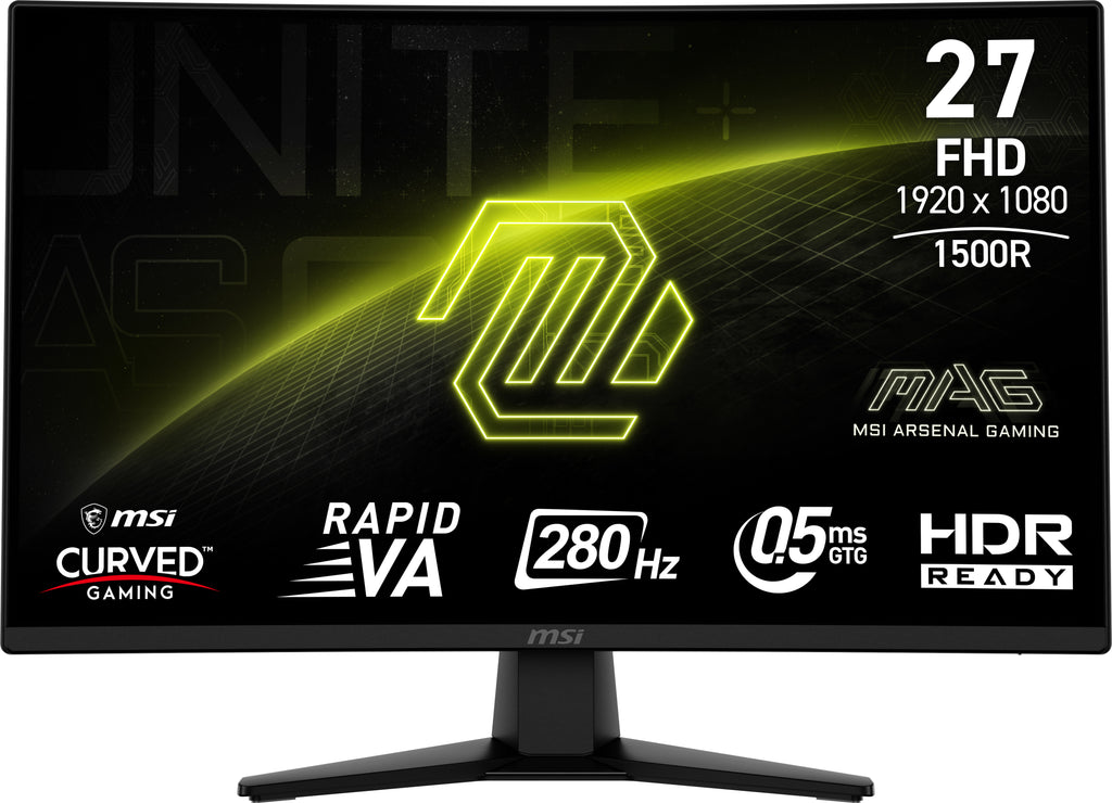 MSI MAG 274CXF écran plat de PC 68,6 cm (27") 1920 x 1080 pixels Full HD Noir