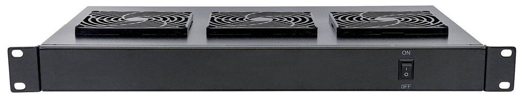 Intellinet Unité de ventilation à 3 ventilateurs pour racks 19", 1U, noire, garantie à vie - vue 3