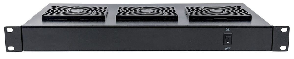 Intellinet Unité de ventilation à 3 ventilateurs pour racks 19", 1U, noire, garantie à vie - vue 3