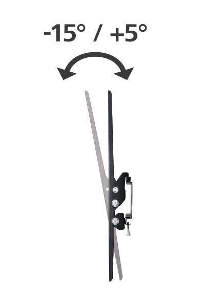 Hama 00220808 support pour téléviseur 190,5 cm (75") Noir