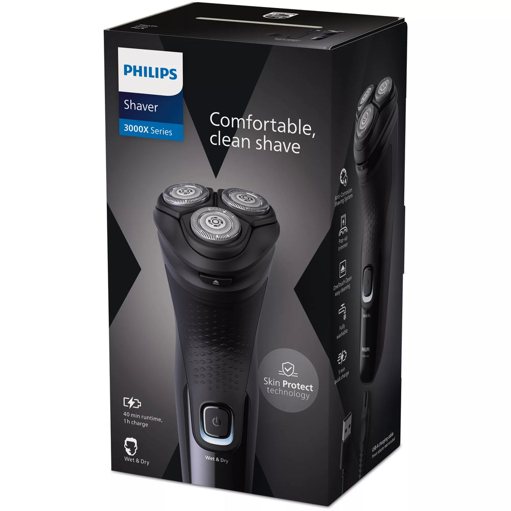 Philips Shaver 3000X Series X3001/00 Rasoir électrique 100 % étanche