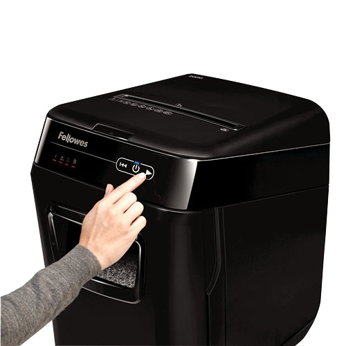 Fellowes AutoMax 200M Destructeur de Papier Micro-Coupe, Noir