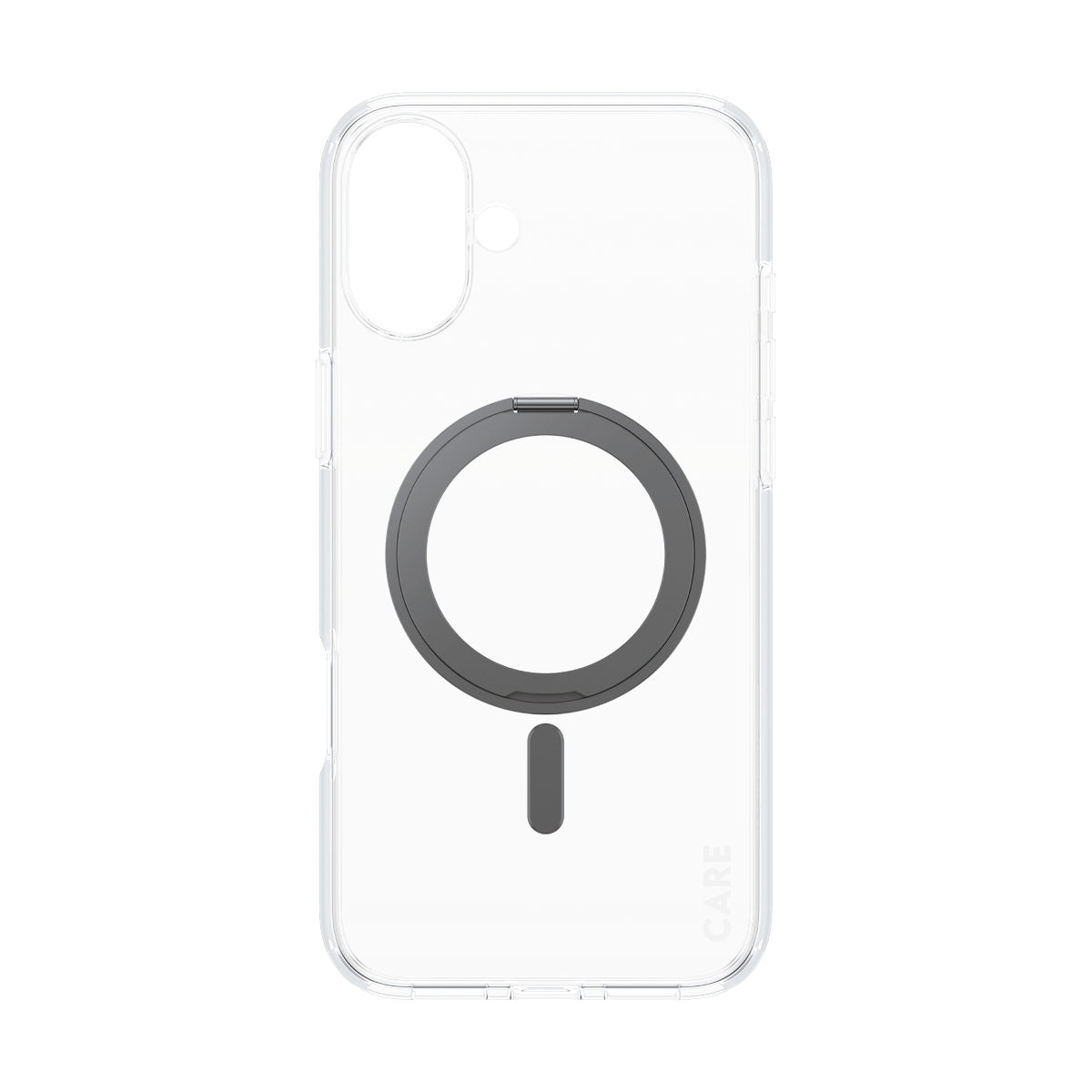 PanzerGlass CARE™ by ® Case Transparent w. Black Kickstand & MagSafe iPhone 16 Plus coque de protection pour téléphones portables Housse Noir