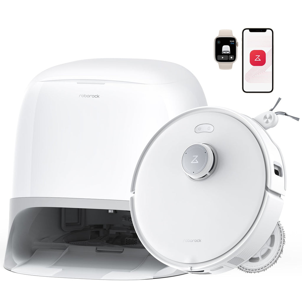 Roborock Qrevo Curv 5A1 0,325 L Noir, Blanc