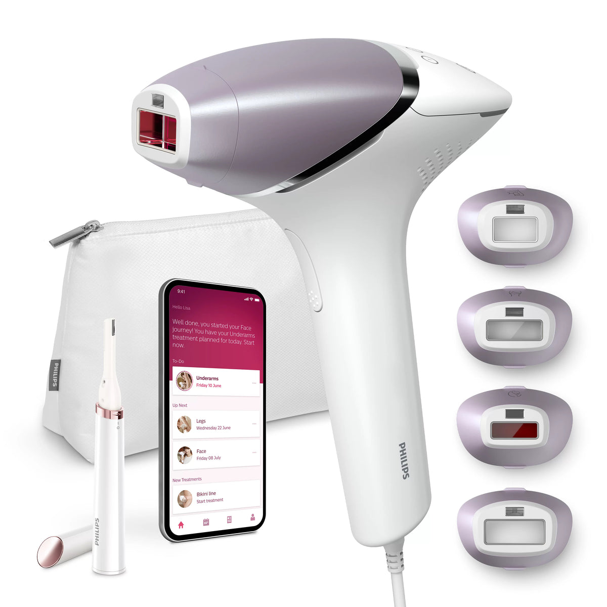 Philips Lumea Prestige Lumea IPL 8000 Series BRI949/00 Épilateur à lumière pulsée avec SenseIQ - vue 2
