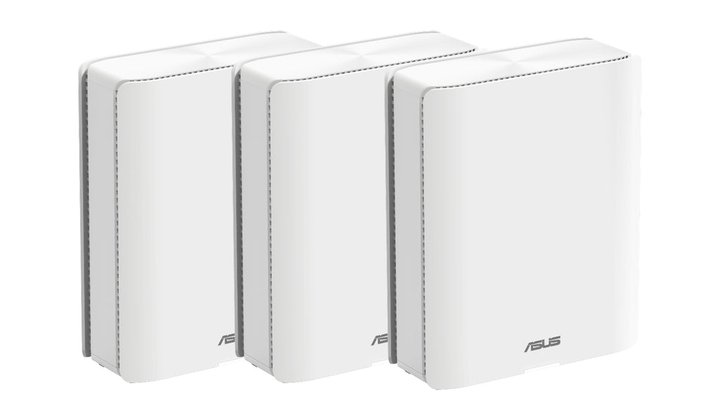 ASUS BQ16 Routeur Wi-Fi 7 Tri-bande (2,4 GHz / 5 GHz / 6 GHz) 802.11be, Blanc, 3 Antennes Internes