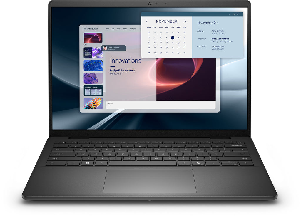 DELL Pro 14 Essential PV14255 Copilot+ PC AMD Ryzen AI 5 330 Ordinateur portable 35,6 cm (14") Full HD+ 16 Go DDR5-SDRAM 512 Go SSD Wi-Fi 6E (802.11ax) Windows 11 Pro Allemand Noir