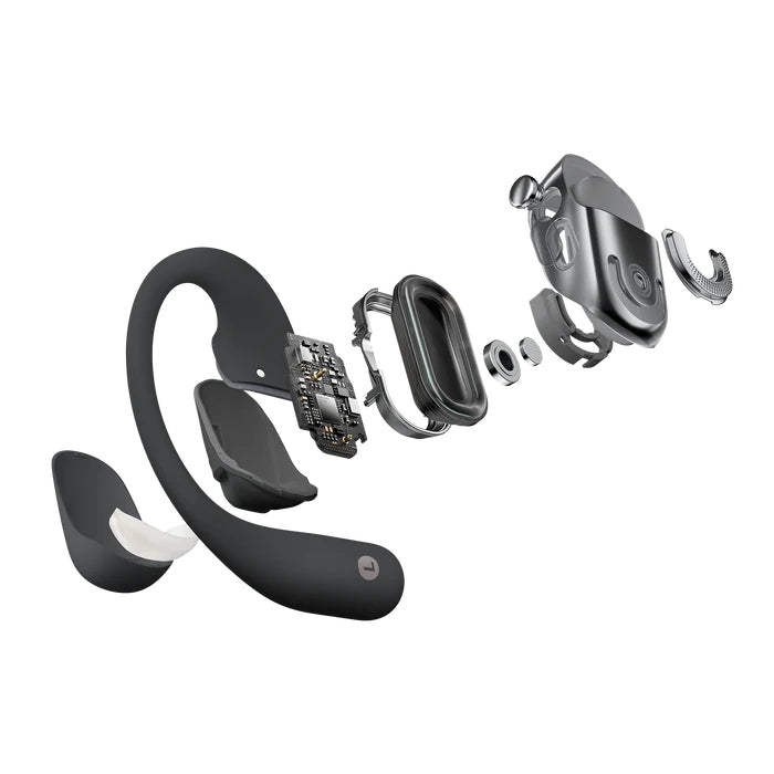 OpenFit 2+ Écouteurs Sans Fil à Crochets Auriculaires, Bluetooth pour Appels et Musique, Noir